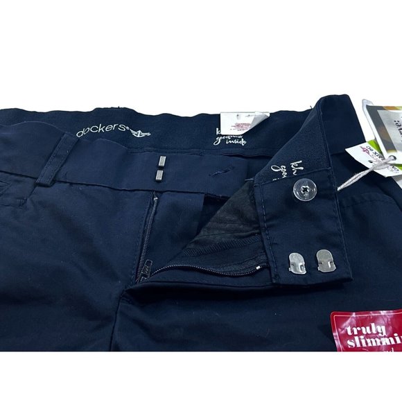 Dockers Khaki Woman's Size 4 Curve Navy Blue with Tags - Picture 10 of 14
